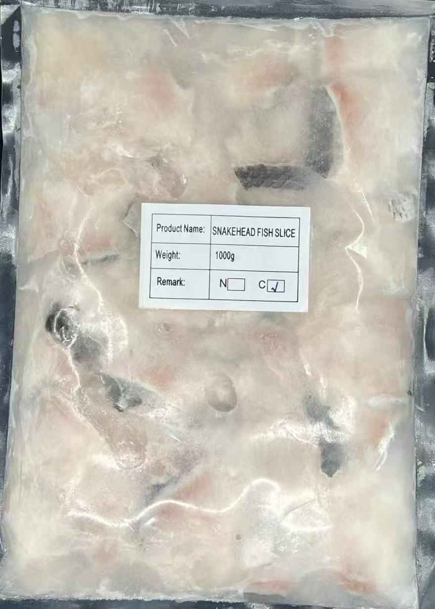 冷冻黑鱼片 Frozen Snakehead Fish Slices