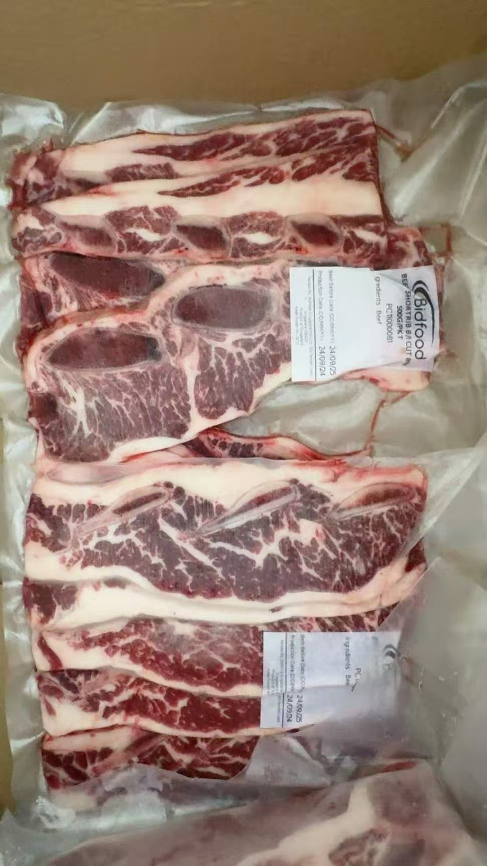 雪花牛仔骨 Snowflake Beef Short Ribs (1kg)